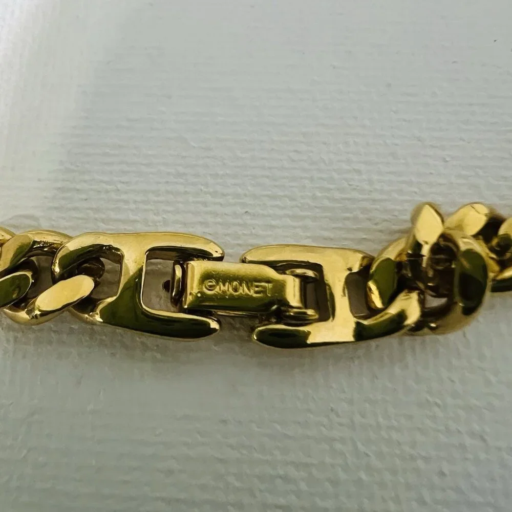 Monet gold tone